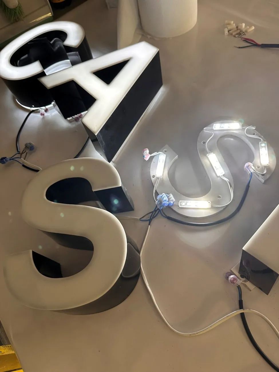 Illuminated letters — Built-up Letters